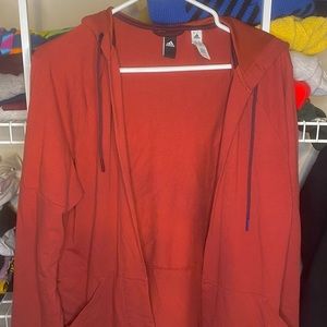 red adidas athletic jacket